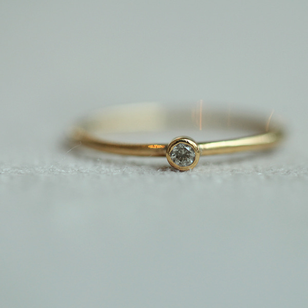 ㆍDesigned by Namheeㆍ Melee Diamond Miniz Ring 18K 멜리 다이아몬드 미니즈 반지
