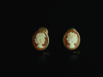 ㆍDesigned by Namheeㆍ Dieci Shell Cameo Classic Style Earrings 18K 디에치 셸 카메오(10＊8) 클래식 스타일 귀걸이